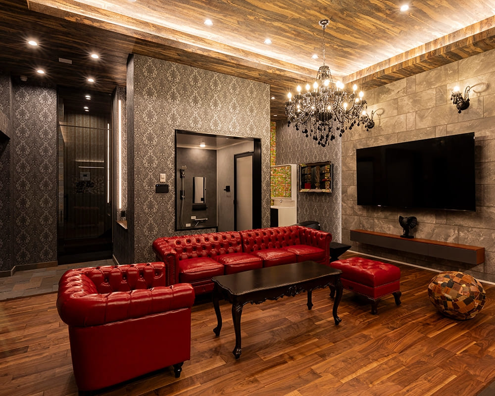 開放感のあるリビング空間