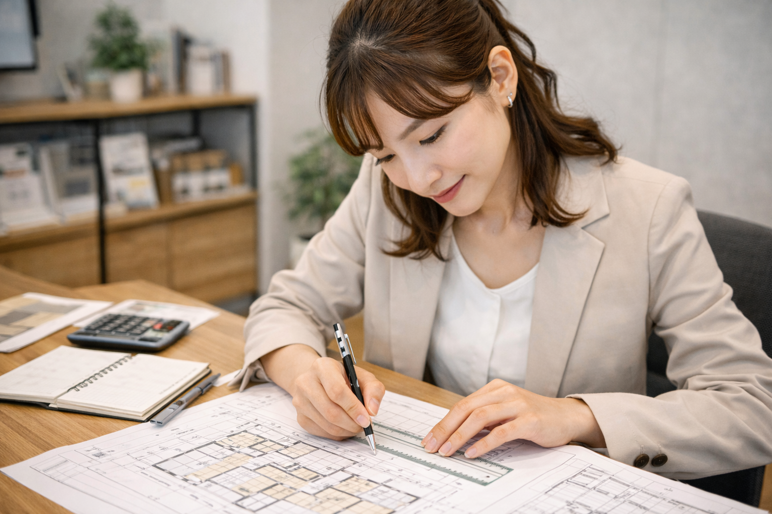 現地調査による既存図製作