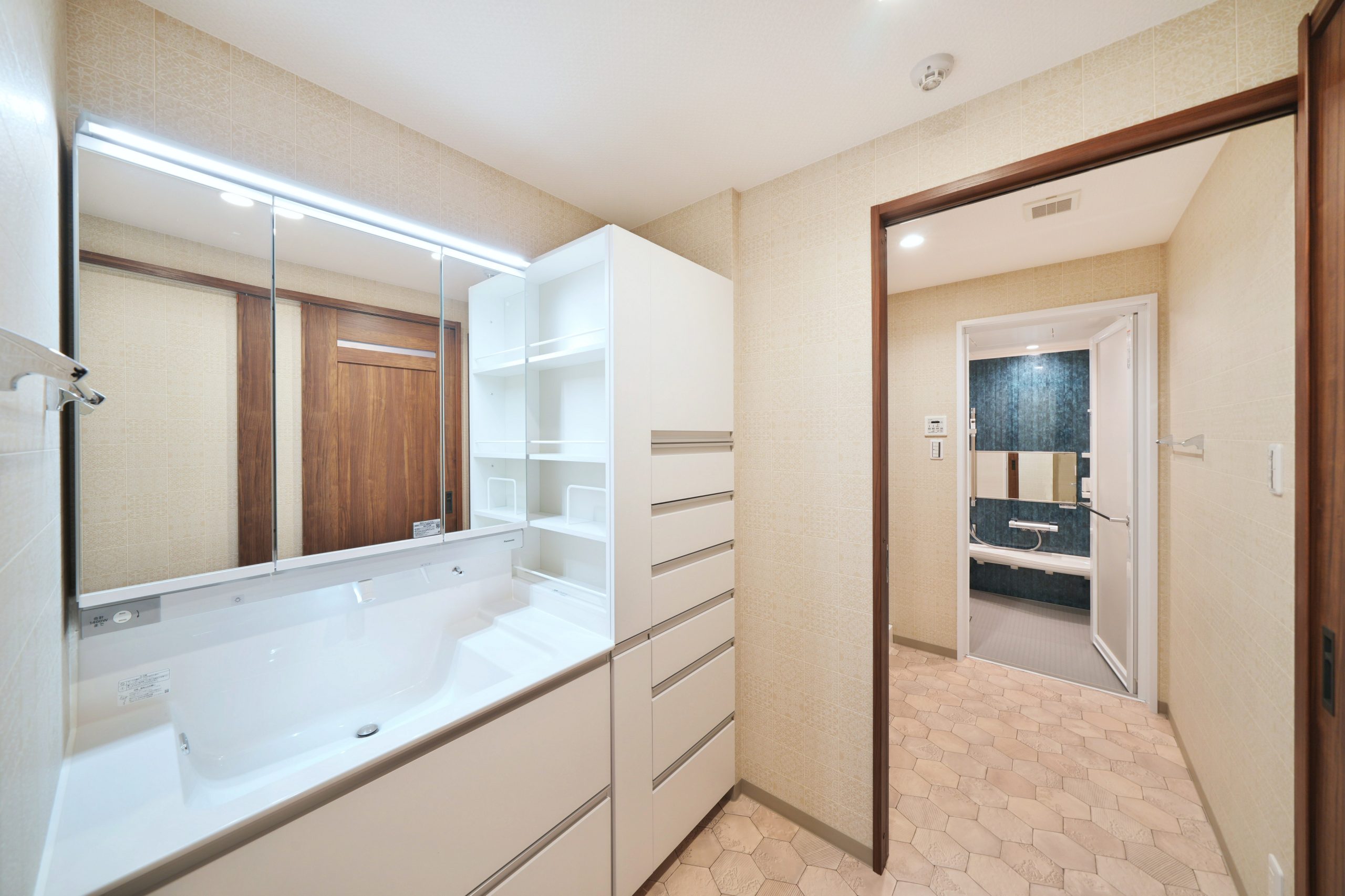 改修後洗面室アフター