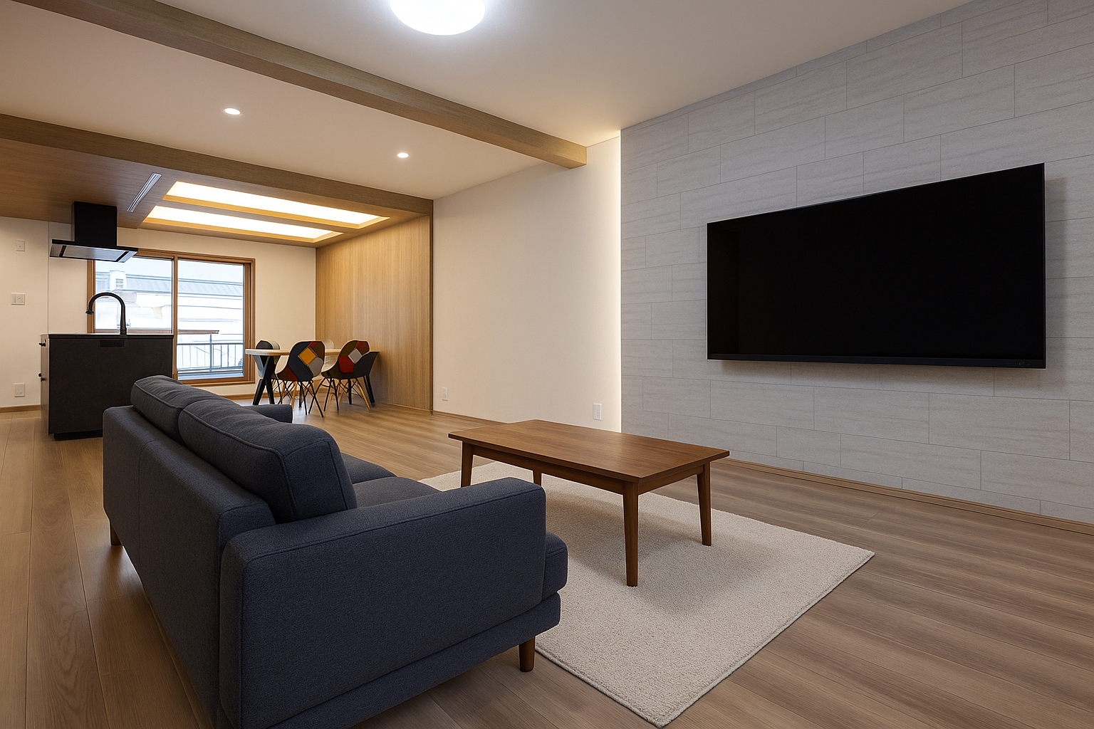 3階建て鉄骨住宅のラグジュアリーリノベーション