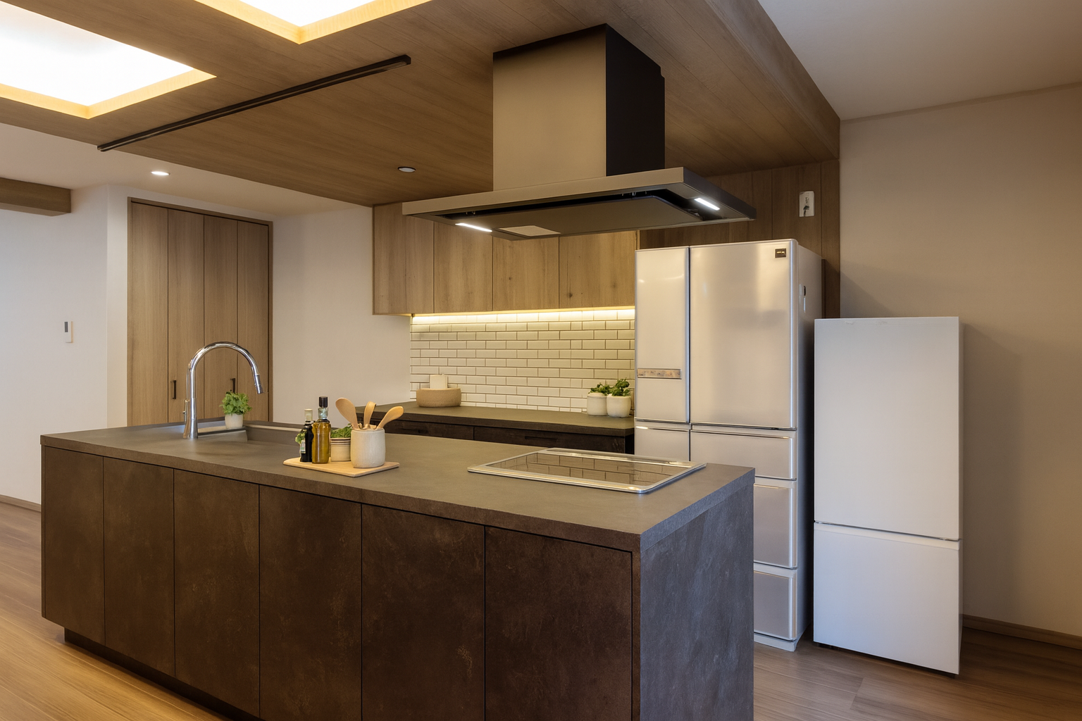 3階建て鉄骨住宅のラグジュアリーリノベーション